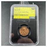 1958-D Lincoln Wheat Cent, NGC graded MS65RD, mint