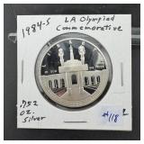 1984-S LA Olympiad Silver Coin
