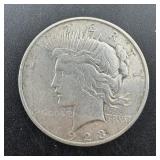 1923-D Peace Silver Dollar - 90% Silver