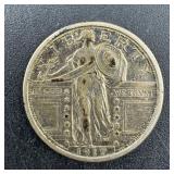 1917 Liberty Standing Quarter (type I) - semi key