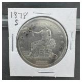 Rare 1878-S Morgan Silver Dollar