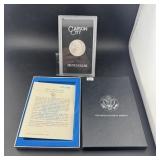 1882-CC GSA Hoard Morgan Silver Dollar, with box a