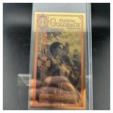 Florida Goldback, 1 denomination, 24-karat gold