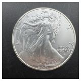 2021 $1 American Silver Eagle, One Ounce Fine Silv
