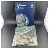 Jefferson Nickel Book and a bag of 1950's-1960's N