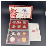 2000 US Mint Silver Proof Set