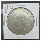 1923-S Peace Silver Dollar