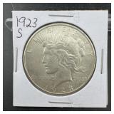 1923-S Peace Silver Dollar