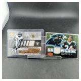 Two Authentic Football Patch Cards