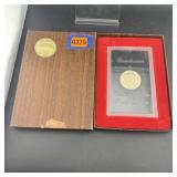 1974-s Ike Proof Silver Dollar W/ Box