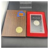 1972-s Ike Proof Silver Dollar W/ Box