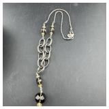 Silpada Sterling Silver Quartz Necklace, Approx. 1