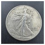 1941 Walking Liberty Silver Half Dollar