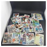 Lot Of 1970s - 1980s Football Cards - Includes Joh