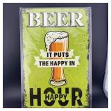 8ï¿½12' Tin Sign ï¿½ Funny Beer Sign