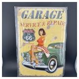 8ï¿½12' Tin Sign  ï¿½ Garage Service & Repairs Sign