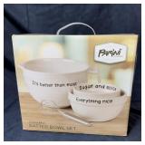 Parini Ceramic Batter Bowl Set