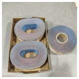 Sandpaper Rolls ï¿½ Lot Of (3) Rolls, 3' X 50 Yards