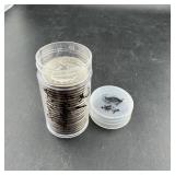 Tube Of (21) Susan B. Anthony Dollars ï¿½ Various Ye