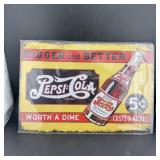 8ï¿½12' Tin Sign ï¿½ Pepsi-cola