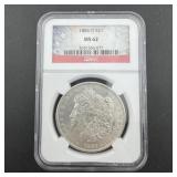 1880 Morgan Silver Dollar (MS-62 NGC) ï¿½ MS-62 Morg