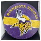 12' MN Vikings Metal Beer Cap Sign Decor