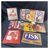 Lot Of (13) 8ï¿½12' Gasoline, Oil & Other Cardboard