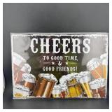 8ï¿½12' Tin Sign ï¿½ Cheers Beer Sign
