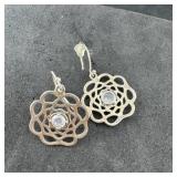 Shablool Didra Earrings, Marked 925 Israel. Weight