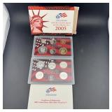 2005 US Mint Silver Proof Set