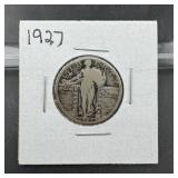 1927 Standing Liberty Silver Quarter