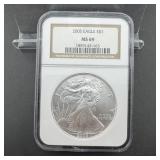 2005 NGC MS69 American Silver Eagle $1 Coin ï¿½ 1 oz