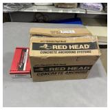 Red Head Wedge Anchors ï¿½ Case Of (10) Boxes, 50 Pe