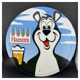 11.5' Round Aluminum Hammï¿½s Beer Sign