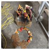 Assorted Fall Decorations Lot.