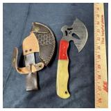 Tomahawk-Hatchet ï¿½ Full Tang Damascus Steel Blade