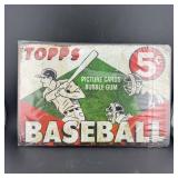 8ï¿½12' Tin Sign ï¿½ Topps Baseball