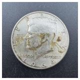 1964 90% Silver Kennedy Half Dollar