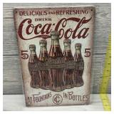 Drink Coca-cola Tin Sign. (8' X 12')