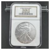 2002 NGC MS69 American Silver Eagle $1 Coin ï¿½ 1 oz