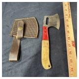 Mini Hatchet ï¿½ Full Tang Damascus Steel Blade appr