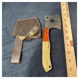 Mini Hatchet ï¿½ Full Tang Damascus Steel Blade appr