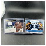 Two Authentic Hockey Patch Cards