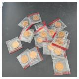 Lot of Uncirculated U.S. Mint Copper Coins