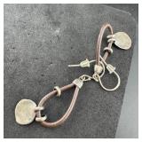 Silpada W2179 Sterling Silver & Leather Prairie Gi