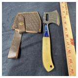 Mini Hatchet ï¿½ Full Tang Damascus Steel Blade appr