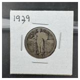 1929 Standing Liberty Silver Quarter