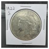 1922-S Peace Silver Dollar