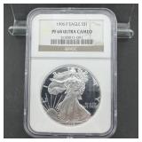 1996-P NGC PF68 Ultra Cameo Proof American Silver