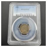 1862 Indian Head Cent ï¿½ Pcgs F12